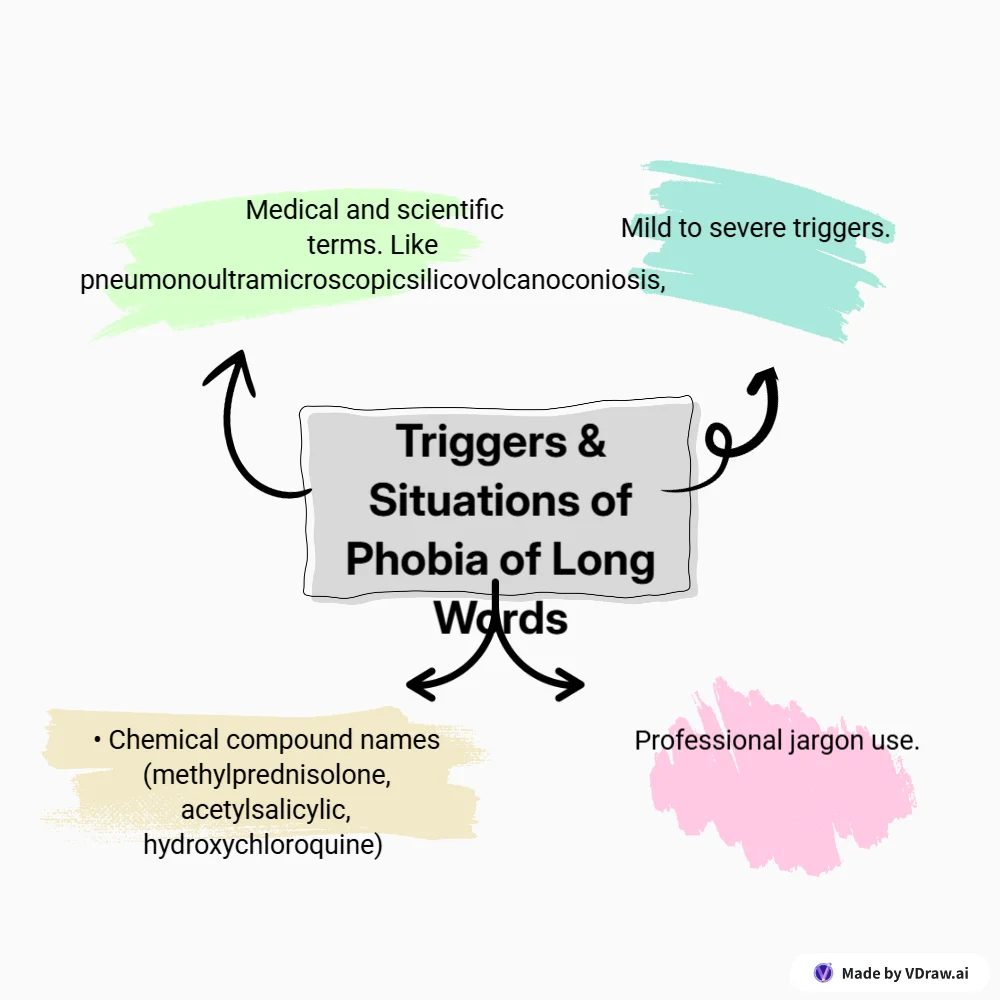 Triggers & Situations of Phobia of Long Words
